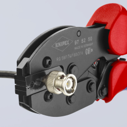 Knipex 97 52 50 PreciForce Szczypce do zagniatania KOAX/BNC/TNC RG