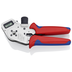 Knipex 97 52 63 DG Szczypce z matrycą czterotrzpieniową do zagniatania styków wtykowych okrągłych