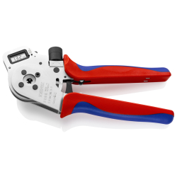 Knipex 97 52 65 DG Szczypce z matrycą czterotrzpieniową do zagniatania styków wtykowych okrągłych