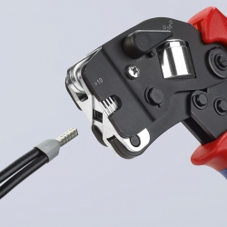 Knipex 97 53 09 Samonastawne szczypce do zagniatania tulejek