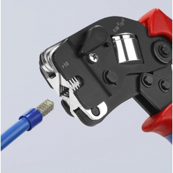 Knipex 97 53 09 Samonastawne szczypce do zagniatania tulejek