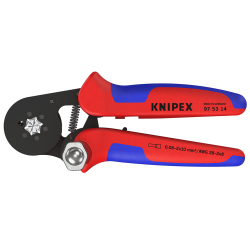 Knipex 97 53 14 Samonastawne szczypce do zagniatania tulejek