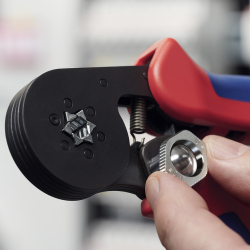 Knipex 97 53 14 Samonastawne szczypce do zagniatania tulejek