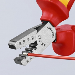 Knipex 97 68 145 A Szczypce do zagniatania tulejek kablowych VDE