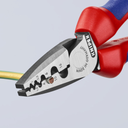 Knipex 97 72 180 Szczypce do zagniatania tulejek kablowych