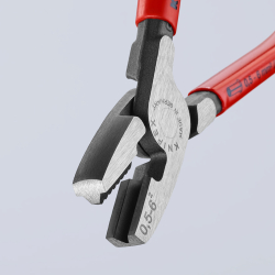 Knipex 97 81 180 Szczypce do zagniatania tulejek kablowych