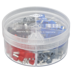 Knipex 97 99 908 Zestaw tulejek kablowych Twin w pudełku