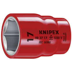 Knipex 98 37 17 Nasadka sześciokątna do śrub z łbem sześciokątnym 3/8” VDE
