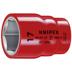 Knipex 98 47 22 Nasadka sześciokątna do śrub z łbem sześciokątnym 1/2” VDE