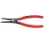Knipex 49 31 A2 Precyzyjne szczypce do pierścieni osadczych sprężynujących