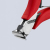 Knipex 64 01 115 Szczypce tnące czołowe dla elektroników