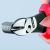 Knipex 73 72 180 Szczypce tnące TwinForce