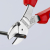 Knipex 74 05 180 Szczypce tnące boczne o zwiększonym przełożeniu