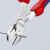 Knipex 74 05 250 Szczypce tnące boczne o zwiększonym przełożeniu