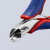 Knipex 77 12 115 Szczypce tnące boczne dla elektroników