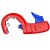 Knipex 90 23 01 BK DP50 Obcinak do cienkościennych rur kanalizacyjnych z tworzywa sztucznego
