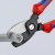 Knipex 95 12 200 Nożyce do kabli z podwójnym ostrzem