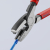 Knipex 97 81 180 Szczypce do zagniatania tulejek kablowych